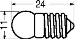 ŽARN.KROGLA E10 2,5V 0,2A