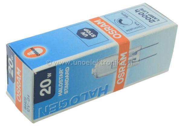 ŽARNICA HALOGEN G4 12V 20W OSRAM