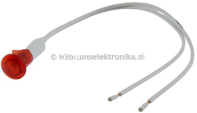 SIGNALNA ŽARNICA 230V 10mm +KABEL