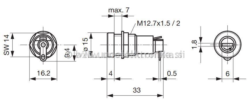 NOSILEC VAROVALKE 5x20mm ZA NA PANEL