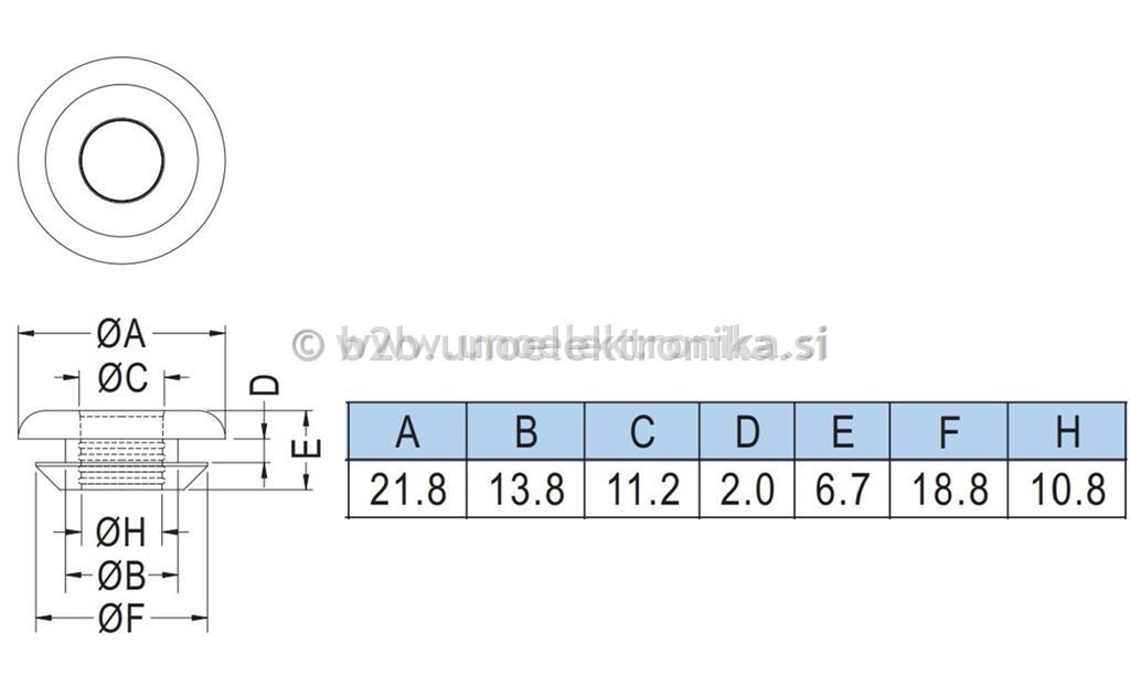 UVODNICA GUMI fi 11,2mm