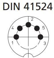 VTIČNICA DIN 5p. 180° BAJONET