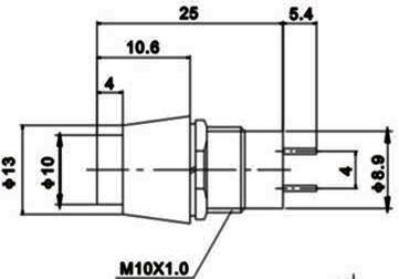 TIPKA fi 13mm 1A 250VAC RDEČA