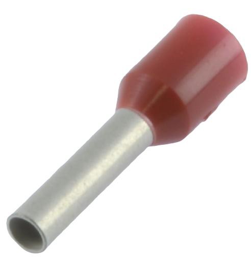 VOTLICA IZOLIRANA 1,5mm2 L=8mm RDEČA