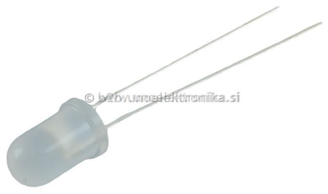 LED DIODA fi 5mm RDEČA 5000mcd 30°