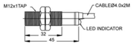 INDUKT. SENZOR M12x48 PNP-NO