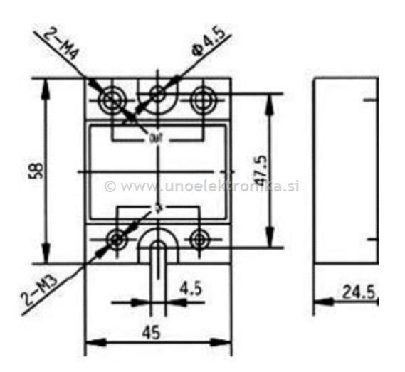 RELE SOLID STATE 60A 440VAC ZERO CROSS