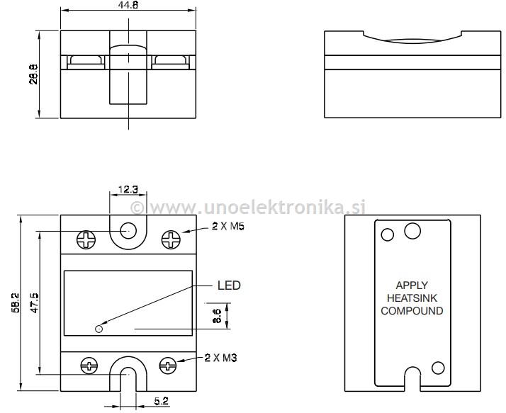 RELE SOLID STATE 100A 600VAC ZERO CROSS