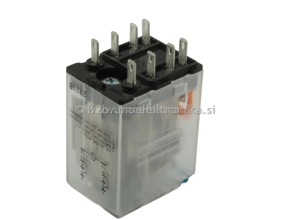 RELE 2p. 24VDC 5A/250VAC