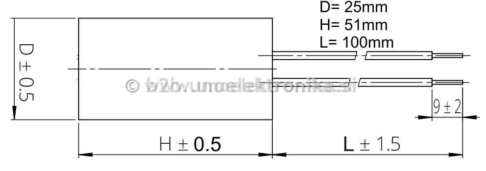 *KONDENZATOR DELOVNI 1uF 450VAC