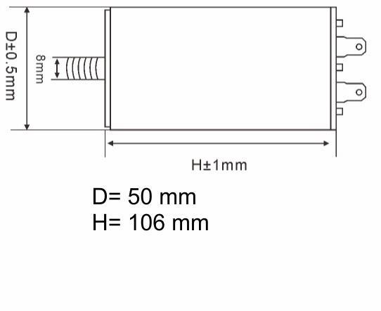 KONDENZATOR DELOVNI 40uF 450VAC