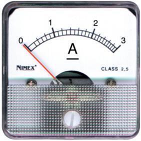 AMPERMETER PANEL 44x44mm 5A DC RAZR.2,5