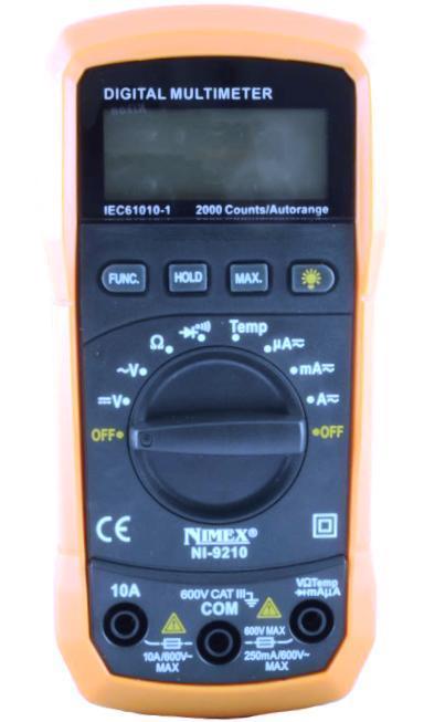 MULTIMETER DIGITALNI NI-9210 AUTORANGE