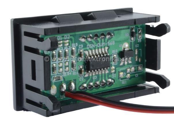 VOLTMETER LED ZA NA PANEL 4,5-30.0 VDC