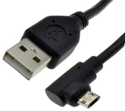 KABEL USB A - USB C MICRO KOTNI