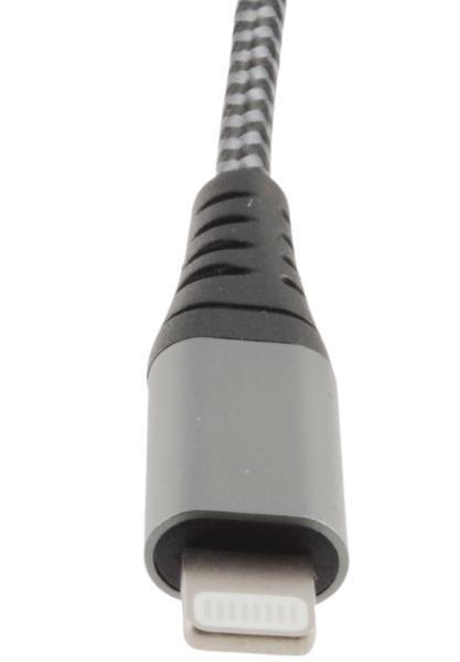 TEKSTILNI KABEL USB A - LIGHTNING L=1m