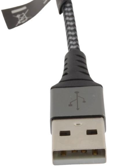 TEKSTILNI KABEL USB A - LIGHTNING L=1m