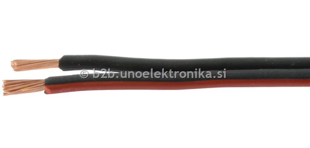 KABEL ZA ZVOČNIKE 2x4mm2 ČRNO/RDEČ