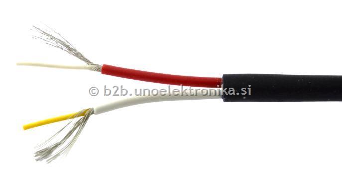 KABEL Z OKLOPOM 2x0,08mm2 ZA S-VHS