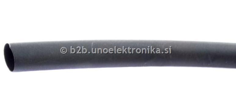 TERMOSKRČNA CEV fi 2,4/1.2mm ČRNA