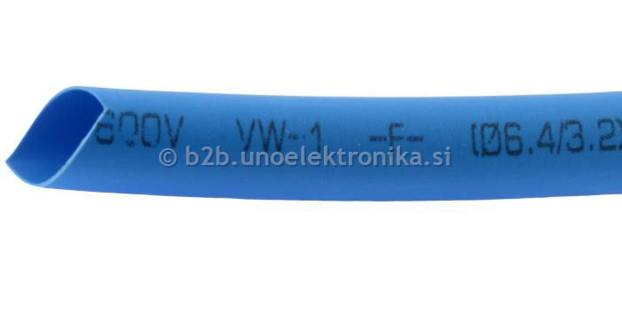 TERMOSKRČNA CEV fi 4,8/2,4mm MODRA
