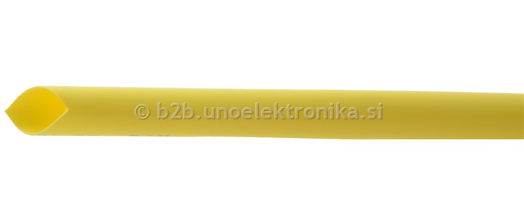 TERMOSKRČNA CEV fi 6,4 /3,2mm RUMENA