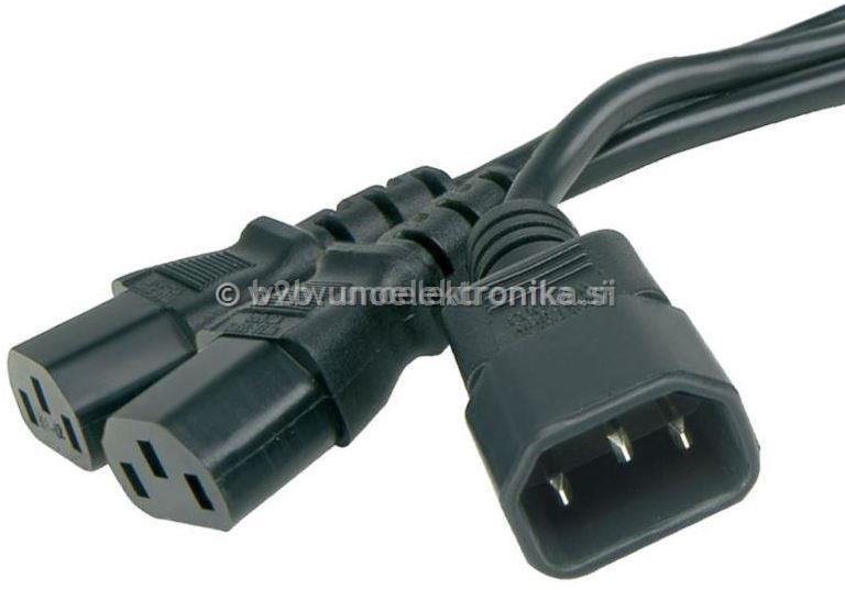 NAPAJALNO-RAZDELILNI KABEL, VTIKAČ EURO