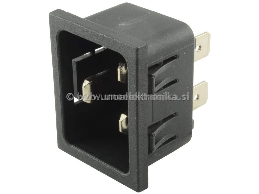VTIKAČ 3 POLNI C20 IEC60320 16A 250V