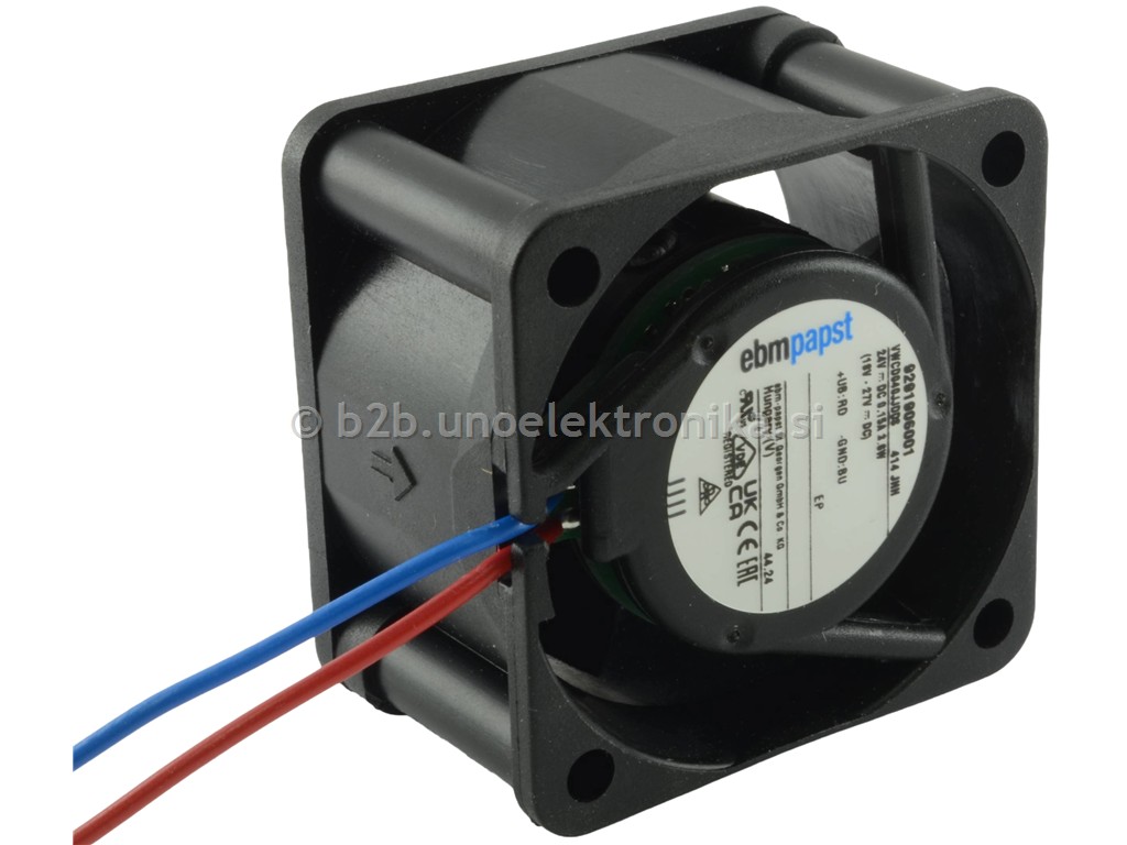 VENTILATOR 24VDC 40x40x25mm Z LEŽAJI