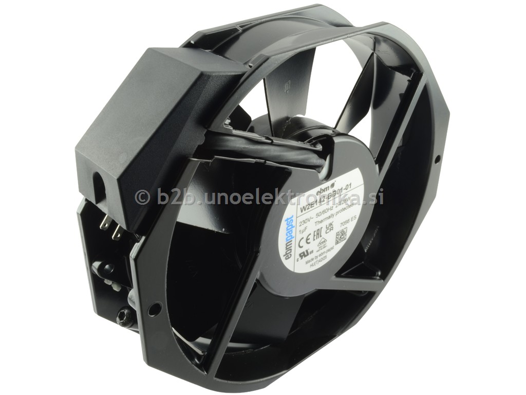 VENTILATOR 230VAC 172x150x38mm 27W