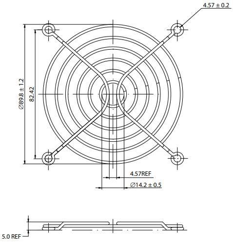 ZAŠČITNA MREŽICA ZA VENTILATOR