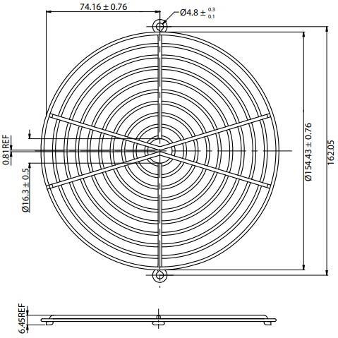 ZAŠČITNA MREŽICA ZA VENTILATOR