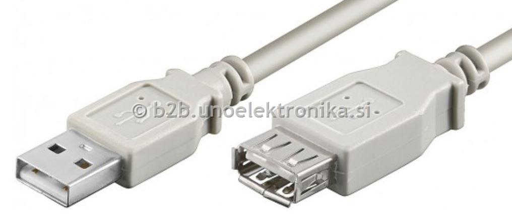 PODALJŠEK USB VTIKAČ/VTIČNICA A-A