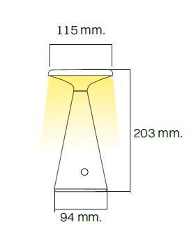 SOLARNA LED SVETILKA "Kasa" 3000K IP44