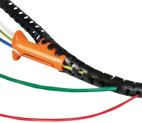 SPIRALA NA ZADRGO fi 32mm ČRNA