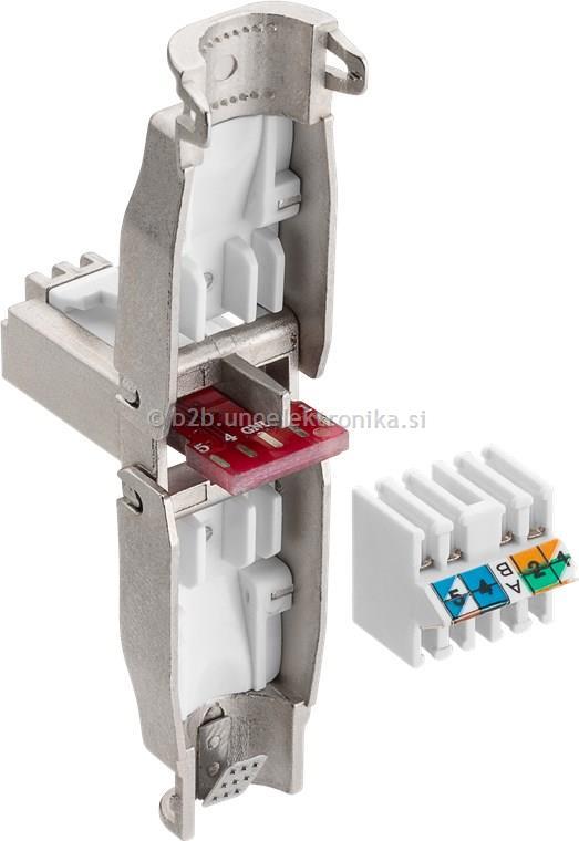 MIKROVTIKAČ RJ45 8/8 CAT6A OKLOPLJEN