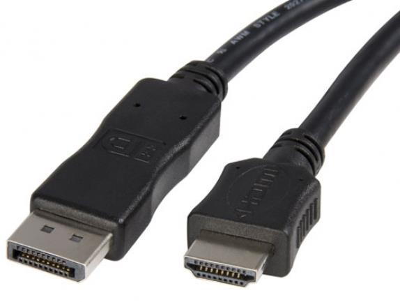 KABEL DISPLAYPORT - HDMI L=2m 4K