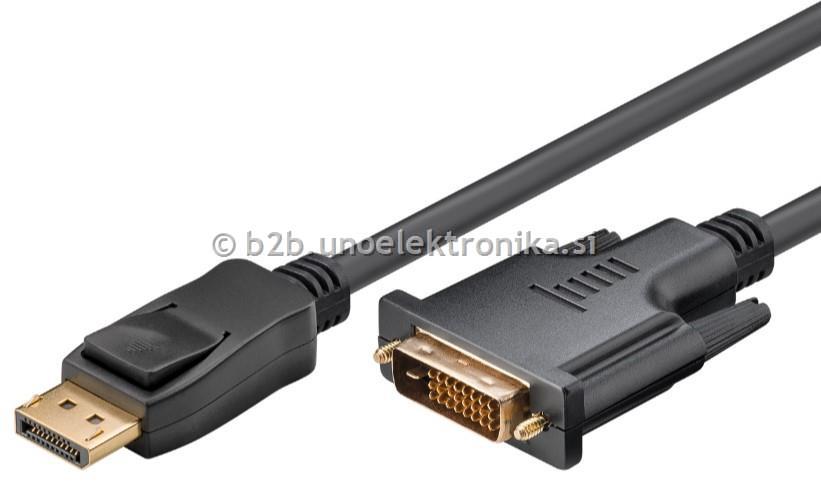 KABEL DISPLAYPORT - DVI L=2m FULL HD