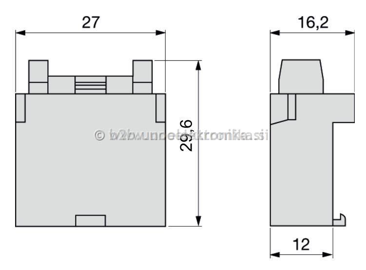 NOSILEC NOŽASTIH VAROVALK UNIVAL 19mm