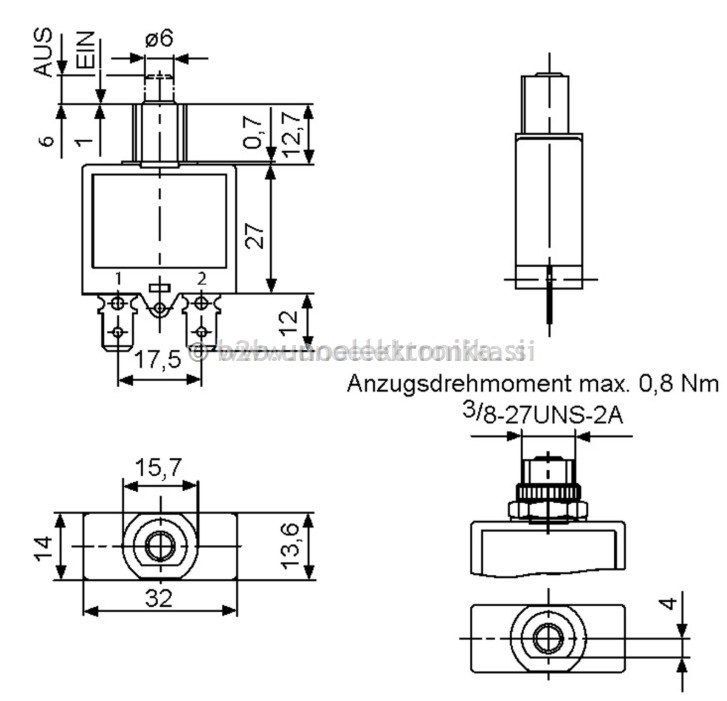 VAROVALKA TERMIČNA 5A 28VDC 250VAC