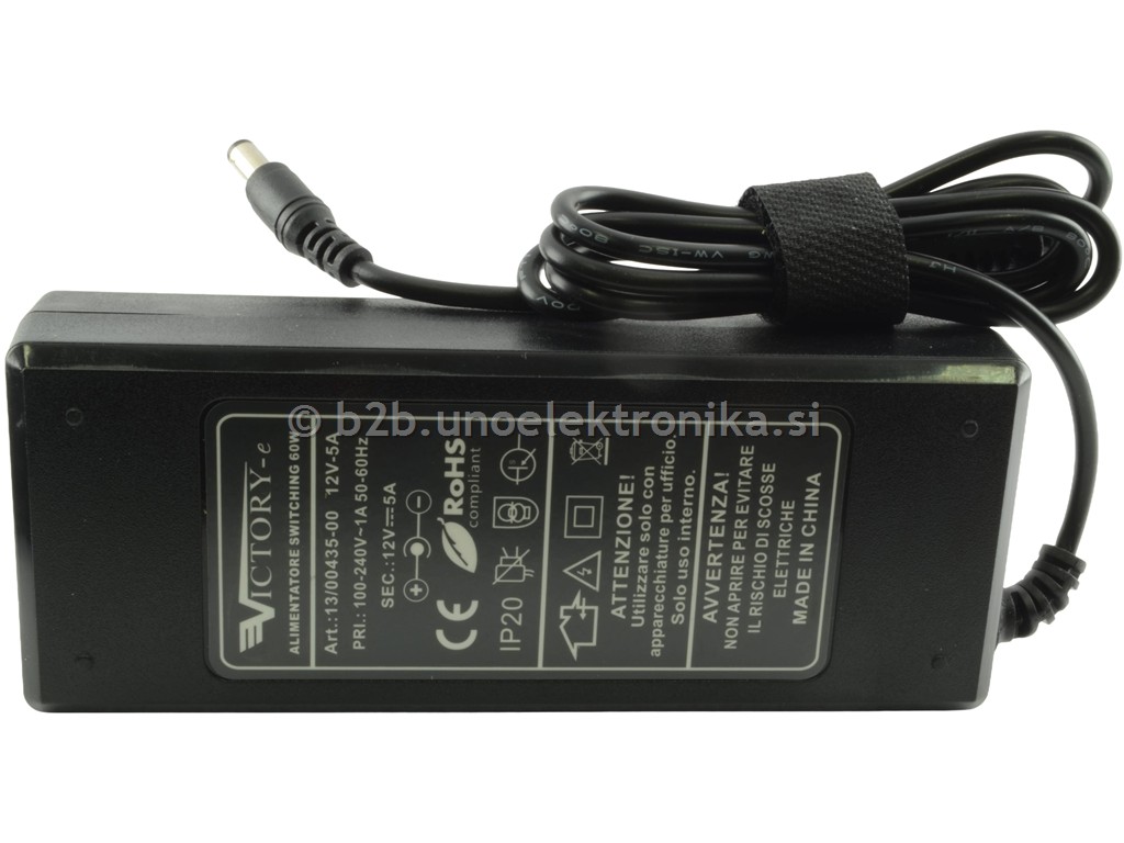 NAPAJALNIK SWITCHING 230VAC 12VDC 5A