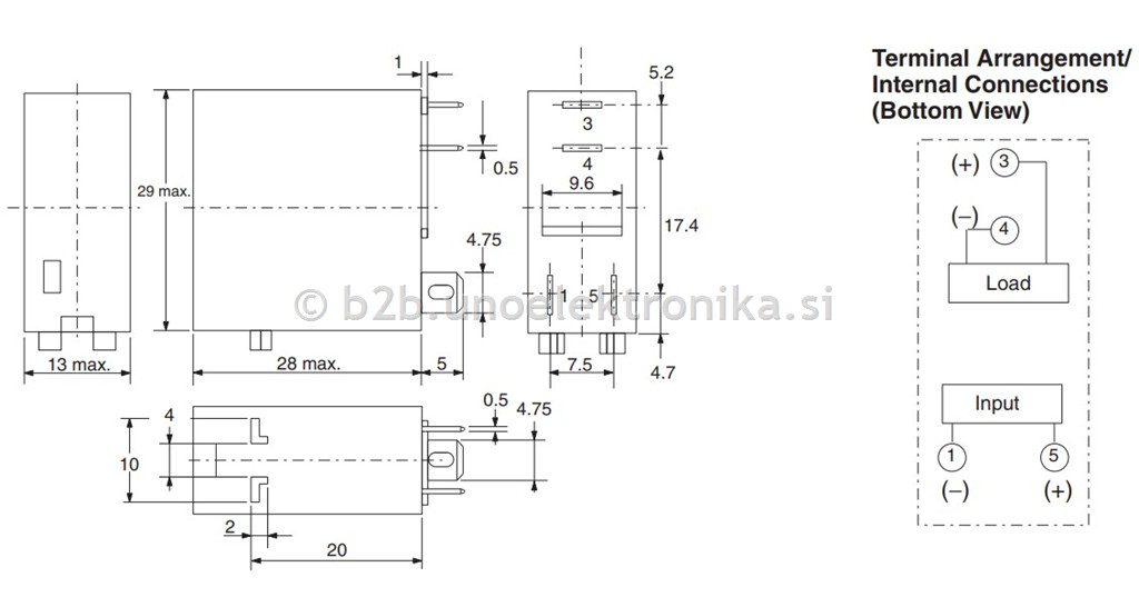 SSR RELE 2A 4-60VDC CONTROL 24VDC