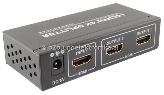 HDMI AKTIVNI DELILNIK 1 VHOD 2 IZHODA