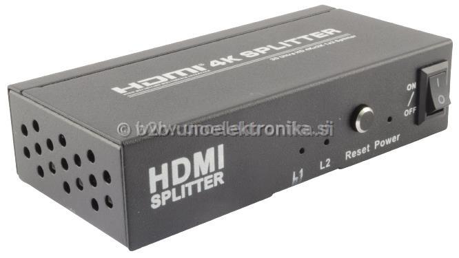 HDMI AKTIVNI DELILNIK 1 VHOD 2 IZHODA