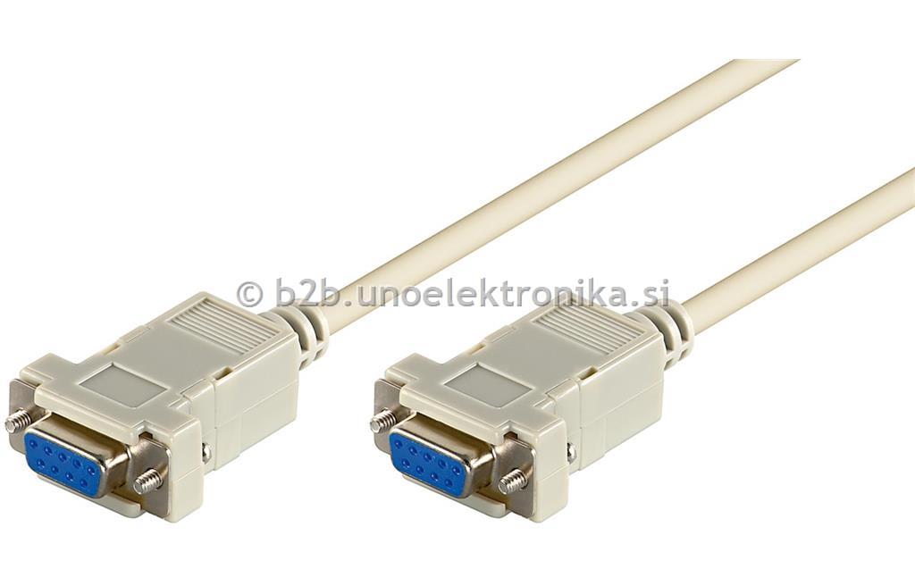 KABEL 2x VTIČNICA SUB 9p. 1:1 L=2m